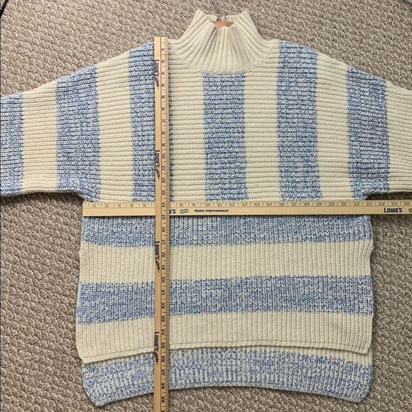 Reiss Women’s Astrid Striped Oversized Jumper Wool blend Knitted Sweater Small - Picture 13 of 13